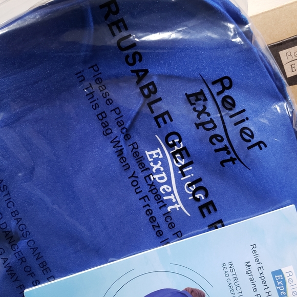 Migraine Ice Gel Cap Stress Tension Headache Relief - 360 Coverage New - Picture 6 of 6